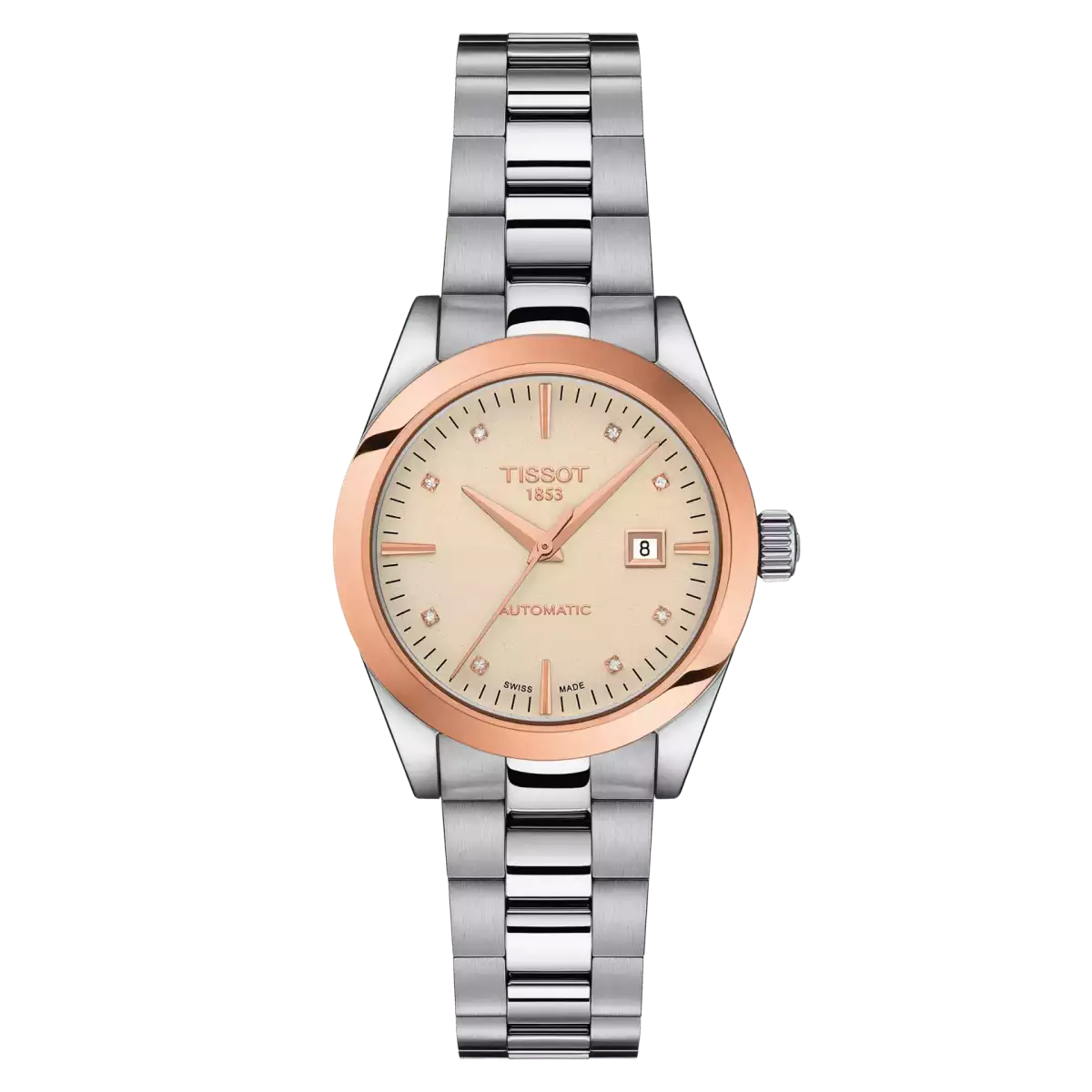  Tissot T-My Lady Automatic 18K Gold bezel 