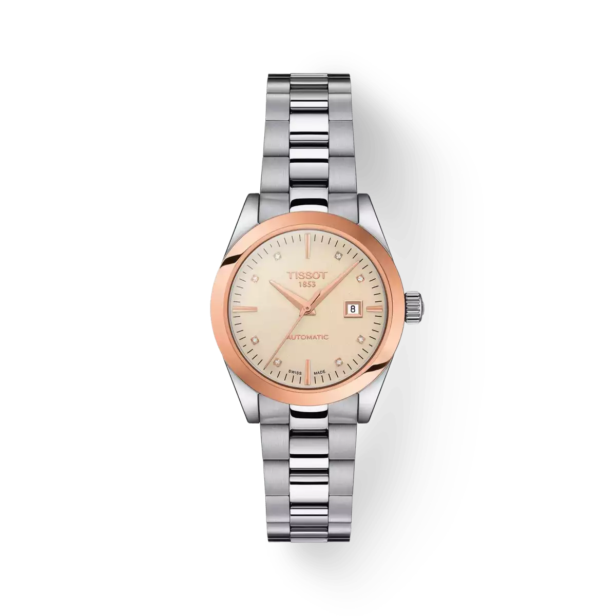  Tissot T-My Lady Automatic 18K Gold bezel 