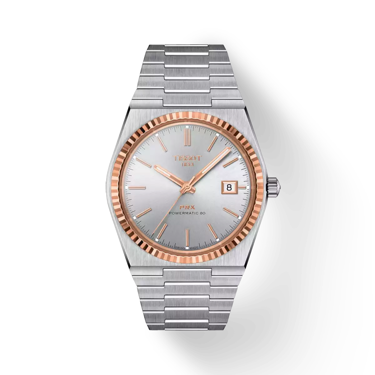  Tissot PRX Powermatic 80 Steel and 18K Gold Bezel 