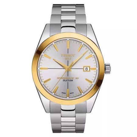 Tissot Gentleman Powermatic 80 Silicium Solid 18K Gold Bezel