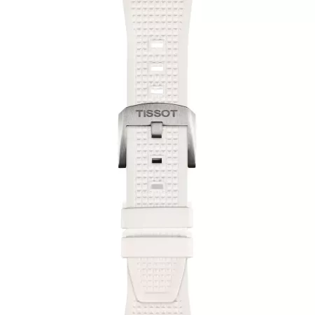 Tissot White PRX 40mm Rubber Strap