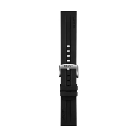 Tissot Official Black Rubber Strap Lugs 22 mm