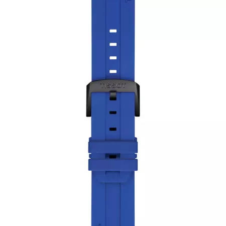 Tissot Official Blue Silicone Strap Lugs 22 mm