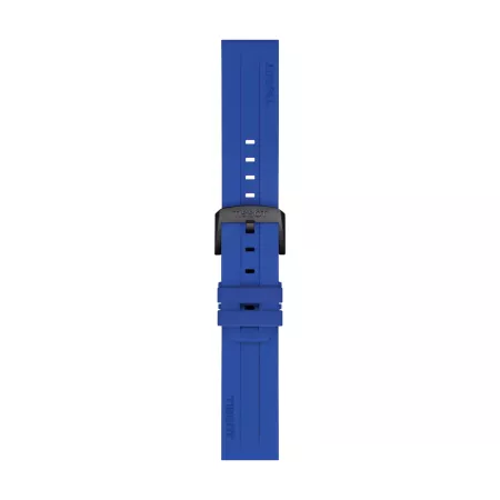 Tissot Blue Silicone Strap Lugs 22mm