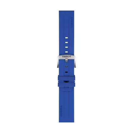 Tissot Blue Silicone Strap Lugs 22 mm