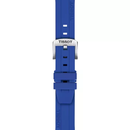 Tissot Blue Silicone Strap Lugs 18 mm