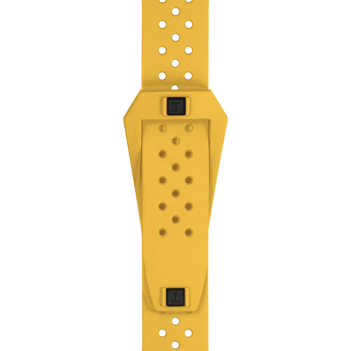  Tissot yellow Sideral S rubber strap 