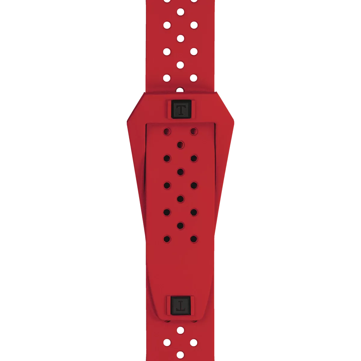  Tissot red Sideral S rubber strap 